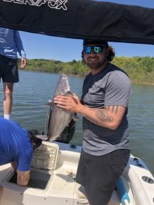 Bryse Wilson on one of his fishing adventures. 