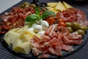 Antipasto is the first course of a traditional Italian meal