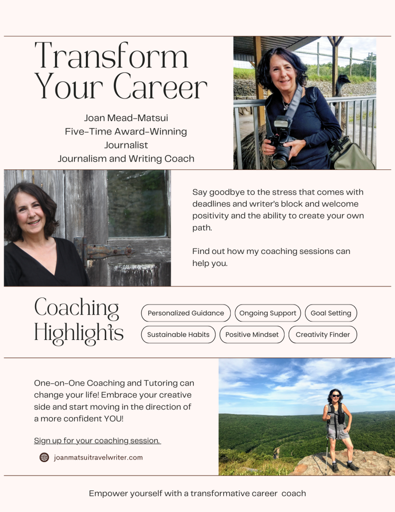 Journalism and Writing Coach - Coaching sessions to help you become a better writer and more confident journalist.